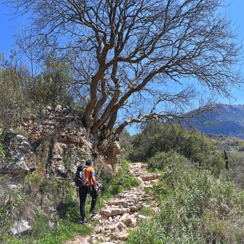 Trekking in the mountainous heart of the Peloponnese