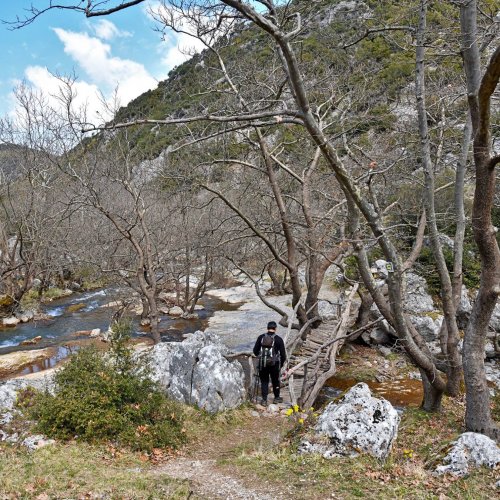 Trekking in the mountainous heart of the Peloponnese