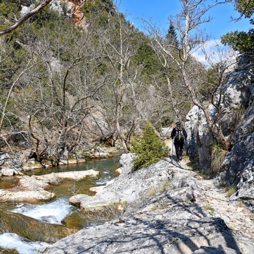 Trekking in the mountainous heart of the Peloponnese