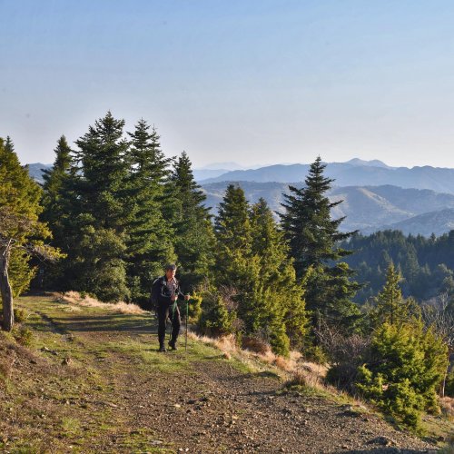 Trekking in the mountainous heart of the Peloponnese