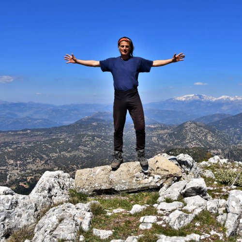 Trekking in the mountainous heart of the Peloponnese