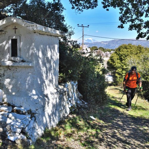 Trekking in the mountainous heart of the Peloponnese