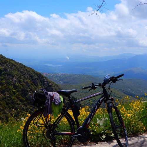 Mountain bike touring in Arcadia