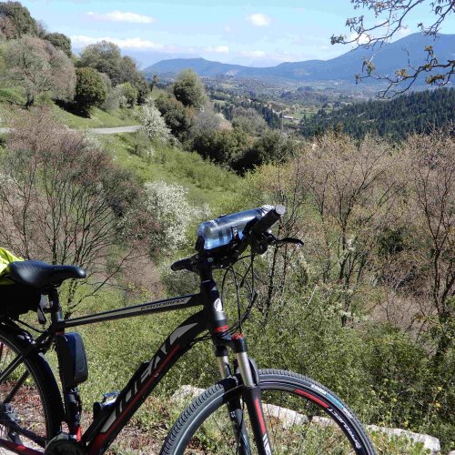 Mountain bike touring in Arcadia