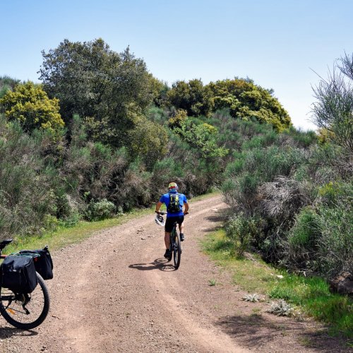 Mountain bike touring in Arcadia
